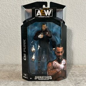 AEW CM Punk Unmatched Series 4 Action Figure New